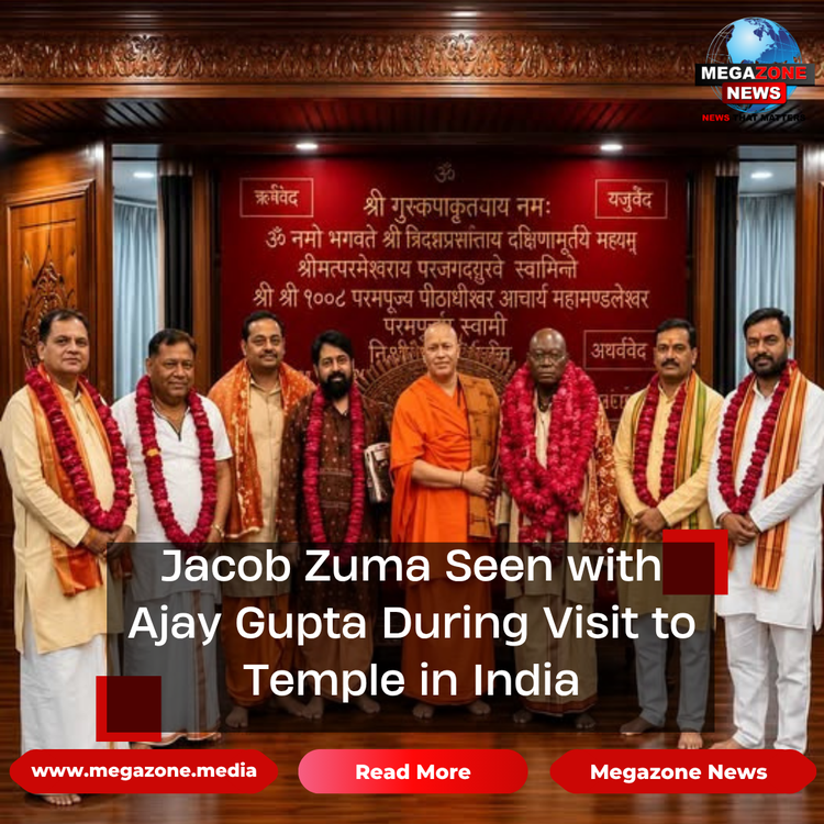 Jacob Zuma Seen with Ajay Gupta During Visit to Temple in India
