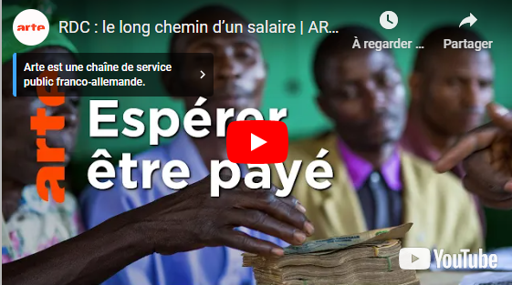 RDC : le long chemin d’un salaire | ARTE Reportage
