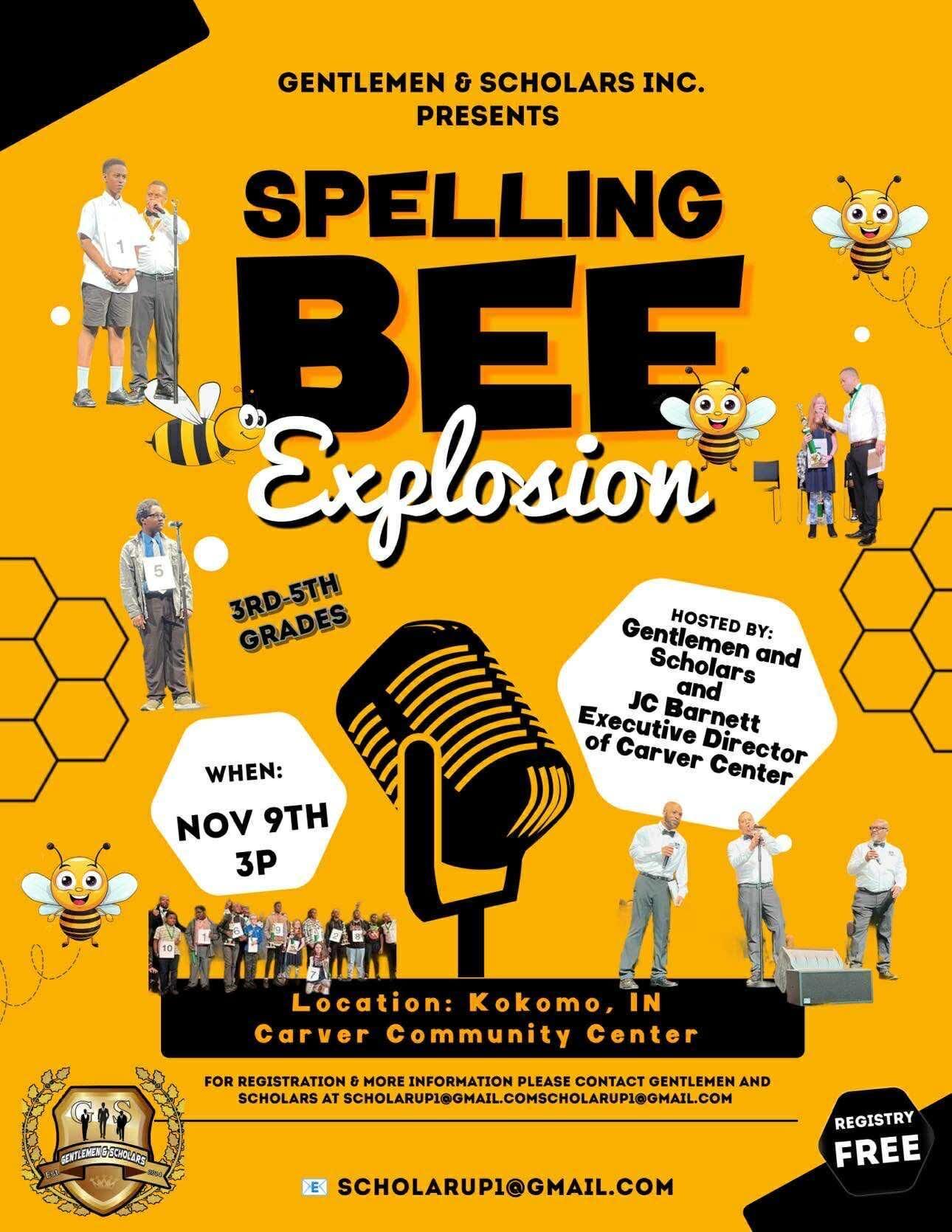 Spelling Bee Explosion coming to Carver