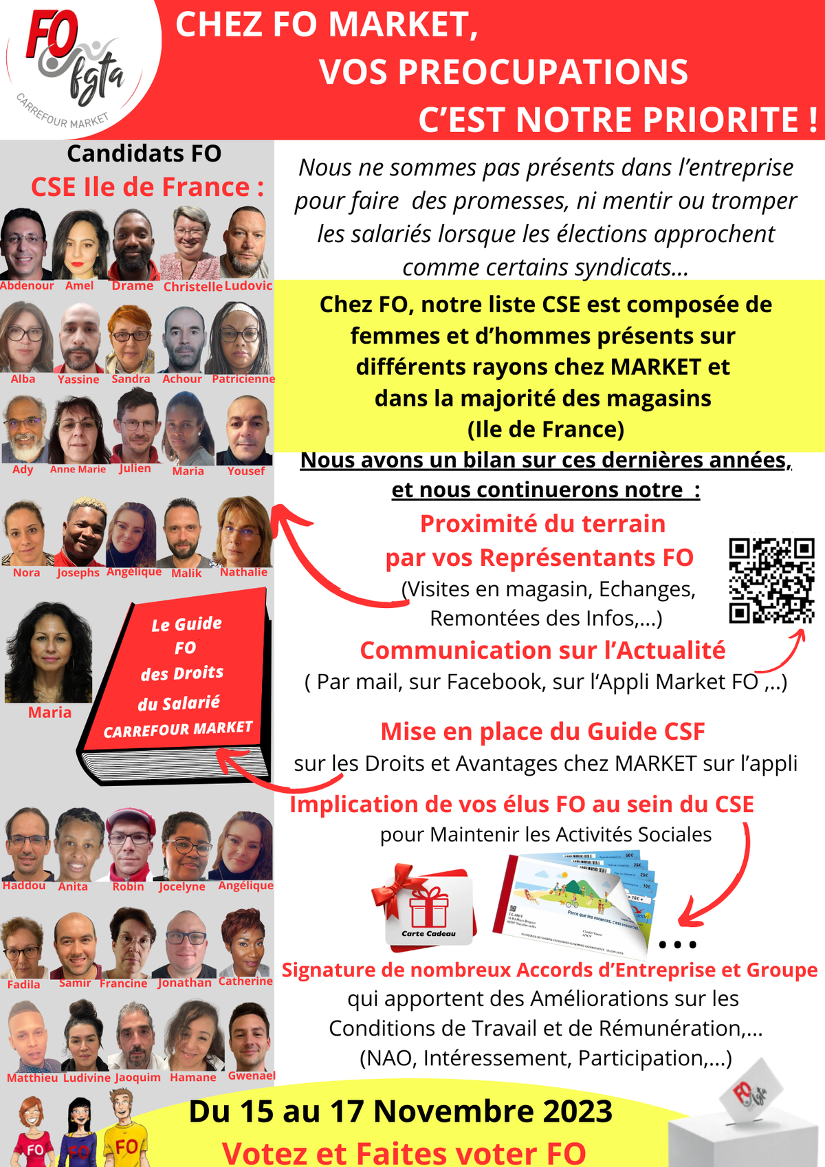 Election Secteur CSE Région Ile de France
