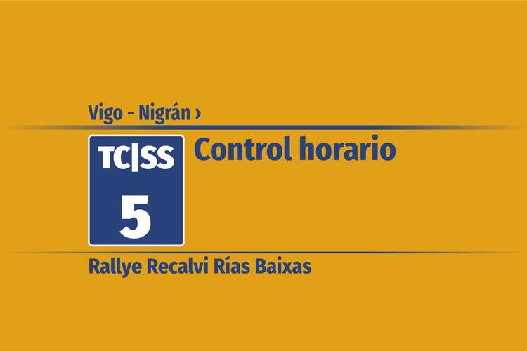 Tramo 5 &nbsp;›&nbsp; Vigo - Nigrán | Control horario