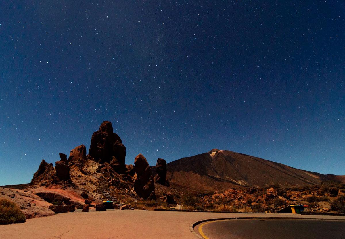 The Teide under the stars