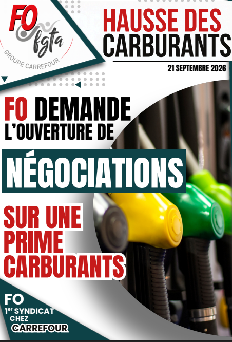 Com hausse des carburants et courrier à Mme Chavigny