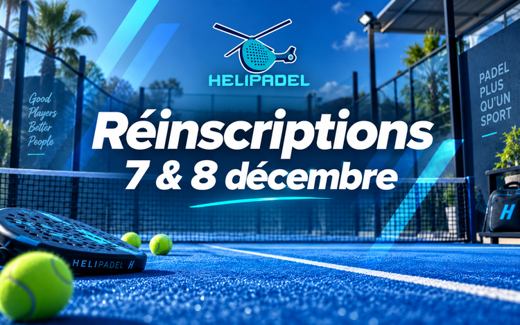 Réinscriptions prioritaires : 7 & 8 décembre 