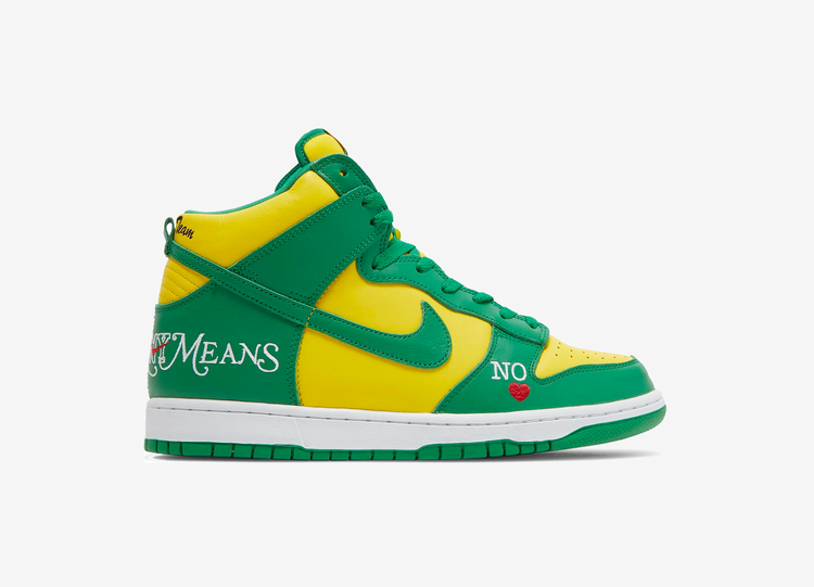 NIKE SB Dunk High x Supreme By Any Means - Brazil