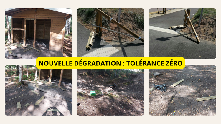 🚨 NOUVELLE DÉGRADATION DANS LE BOIS COMMUNAL