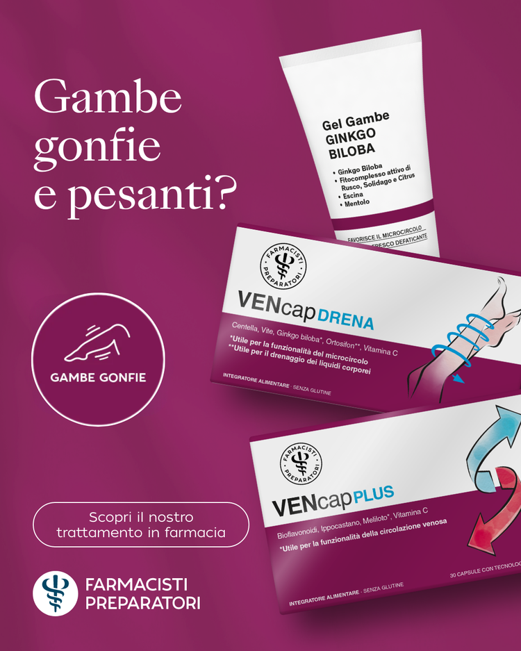 🦵 Gambe pesanti, gonfie o affaticate?