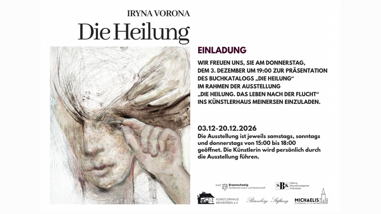 Präsentation des Buchkatalogs „Die Heilung“ der Künstlerin Iryna Vorona am 03.12.26