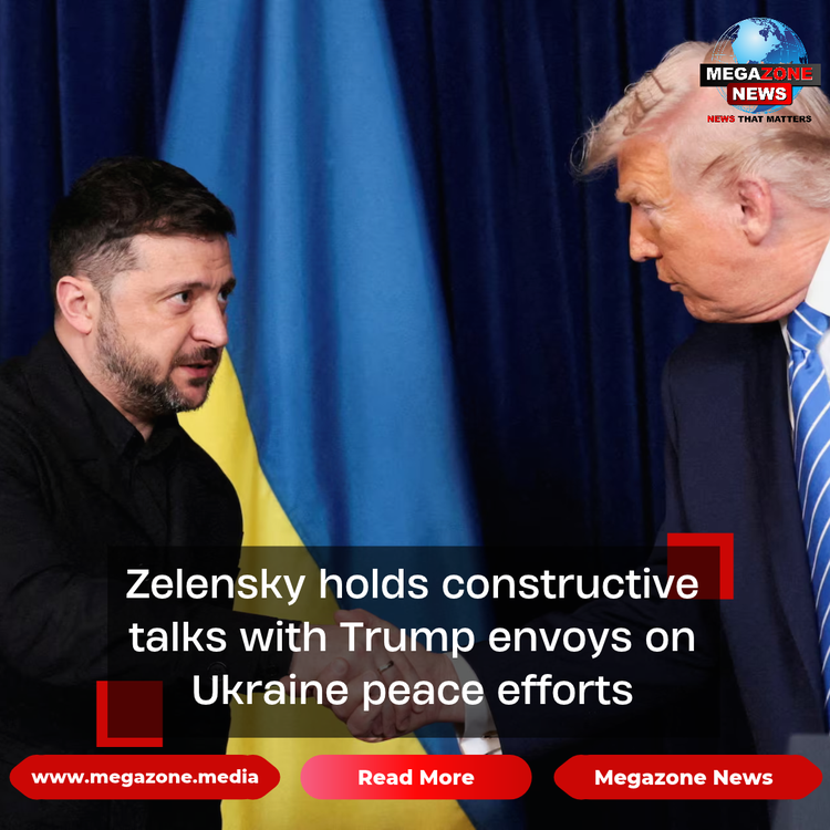 Zelensky holds constructive talks with Trump envoys on Ukraine peace efforts