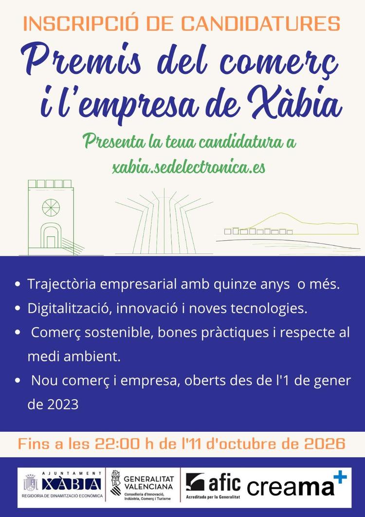 Xàbia busca a sus referentes del comercio y la empresa local