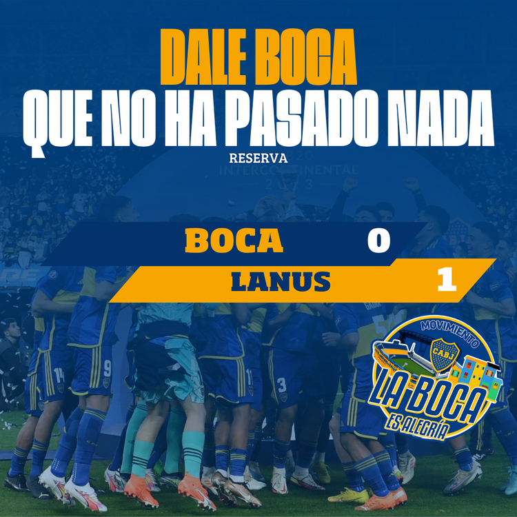 Caída de la reserva ante Lanús