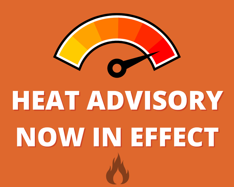 Heat advisory in effect this week. Here are tips on preventing heat stress.