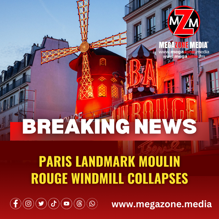 Paris Landmark Moulin Rouge Windmill Collapses