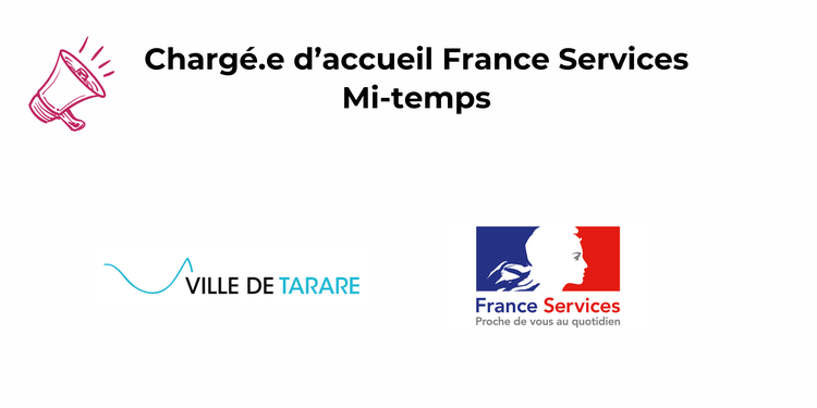 Chargé.e d’accueil France Services – Mi-temps