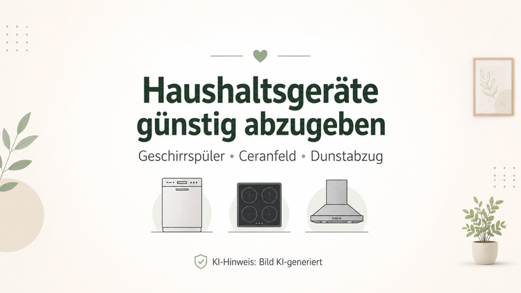 Haushaltsgeräte günstig abzugeben