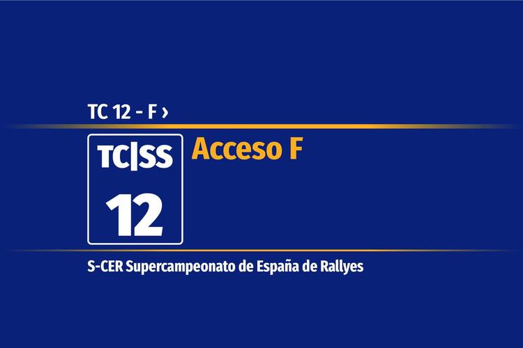 Tramo 12 &nbsp;›&nbsp; TC 12 - F | Acceso F