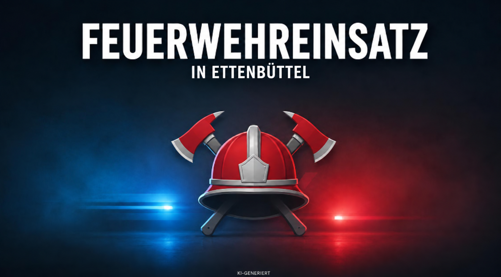 Ettenbüttel:Nebengebäude gerät in Vollbrand - ein Feuerwehrmann wird verletzt
