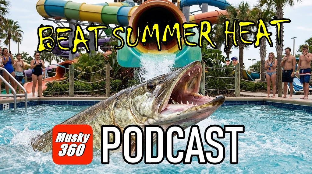 MUSKY 360 PODCAST| Hot Hot Heat Muskie Fishing 