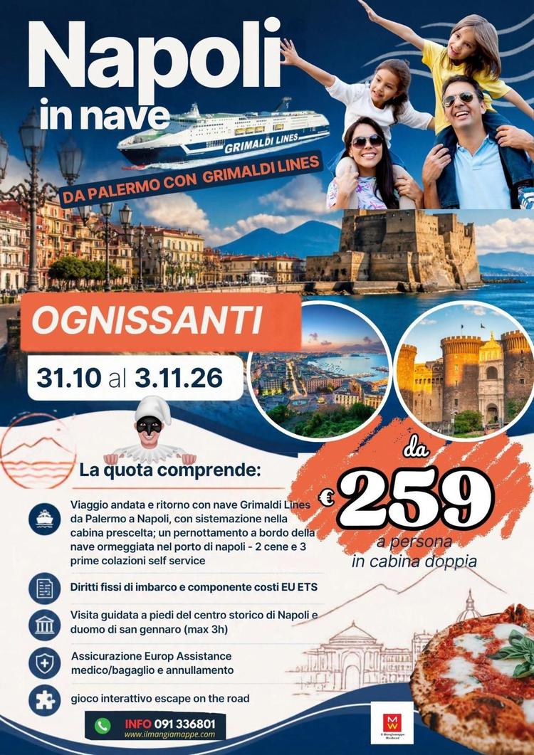 OGNISSANTI MINI CROCIERA PALERMO - NAPOLI 