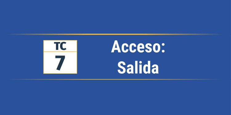TC 7 | Salida | Acuartelamiento Cabo Noval 1