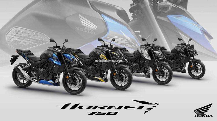 La CB750 Hornet 2027 se presenta con una gama de colores completamente renovada