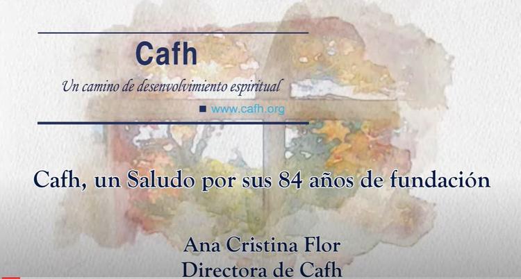 Cafh - A greeting for the 84th anniversary of foundation