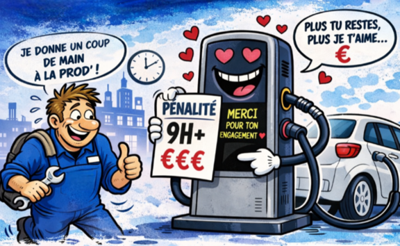 LA BORNE ÉLECTRIQUE ADORE LES SALARIÉS MOTIVÉS 