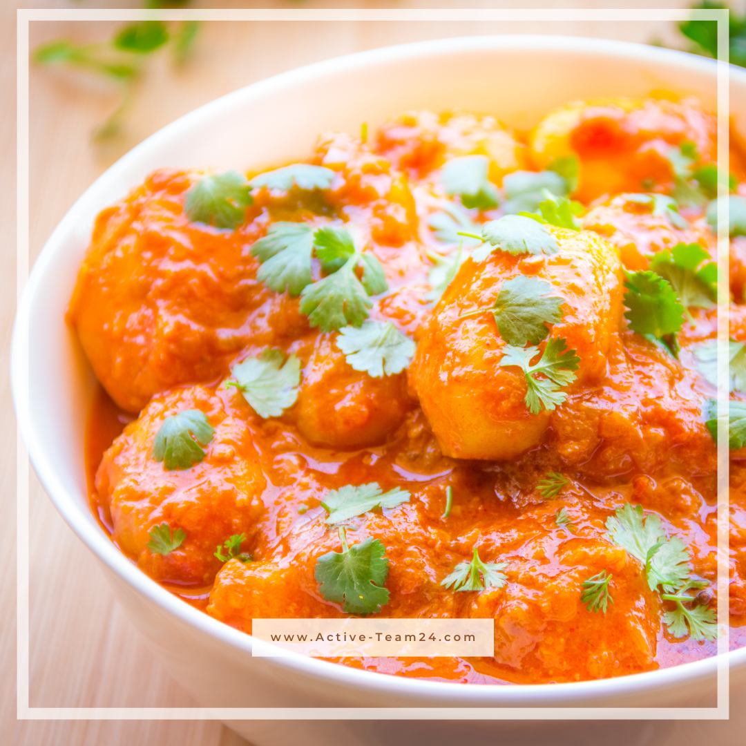 HARISSA-CURRY MIT FLADENBROT
