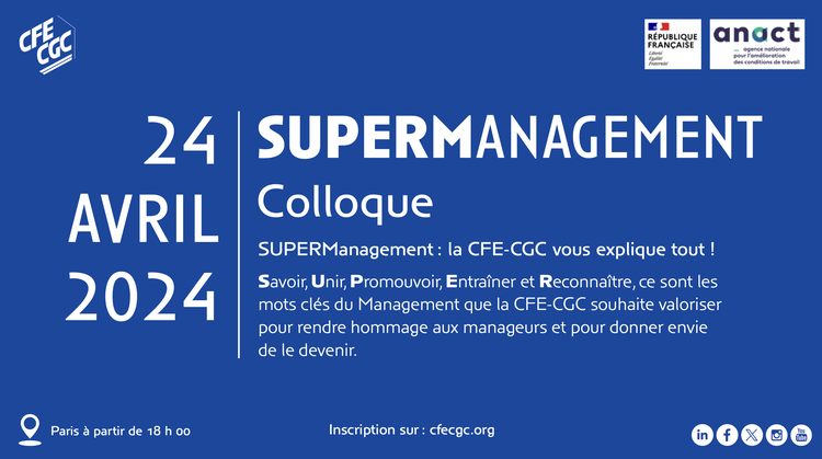 Save the date "CFE-CGC supermanagement"