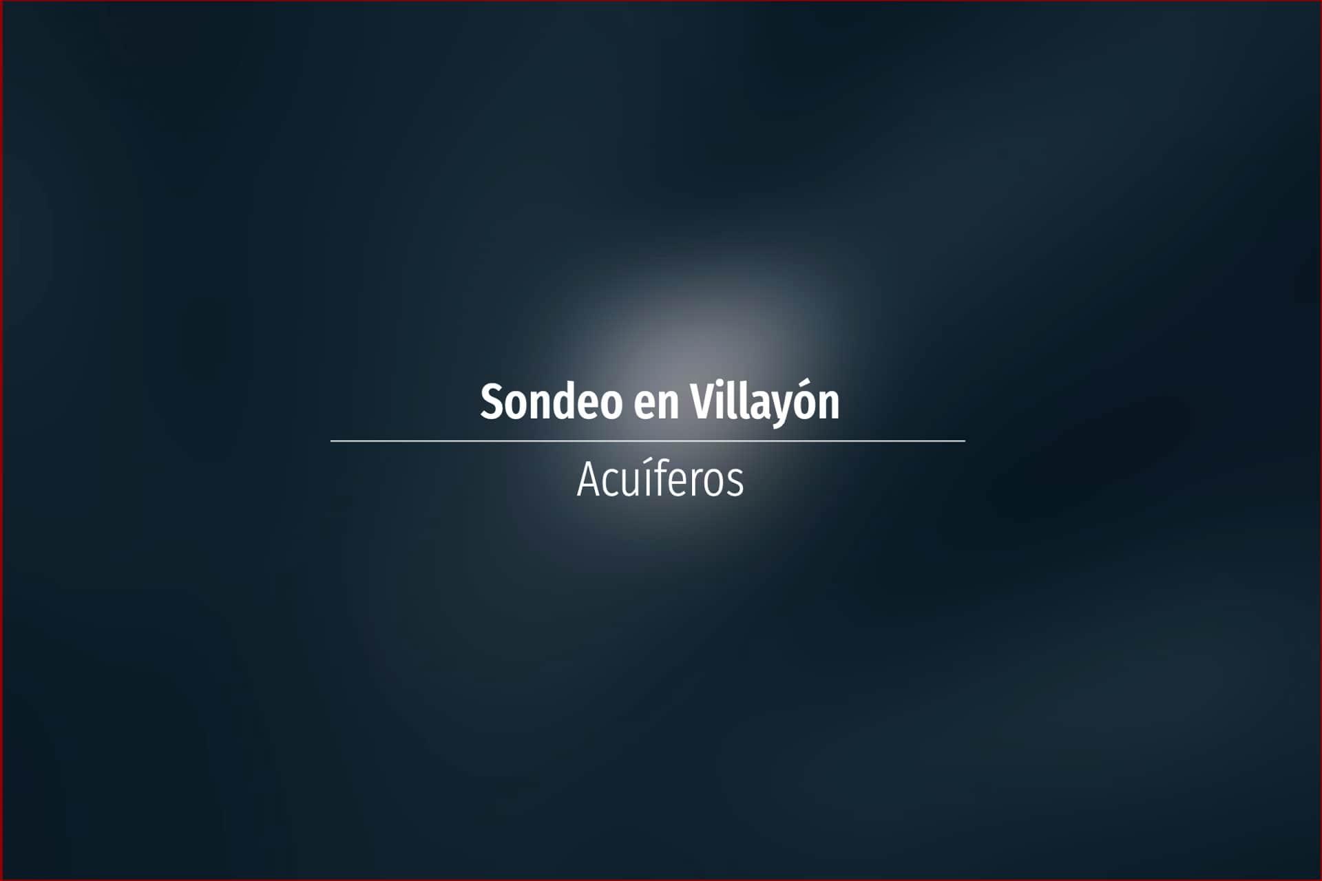 Sondeo en Villayón