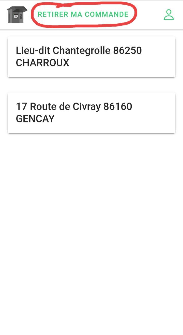 Commande en ligne - où trouver mon code de retrait ?