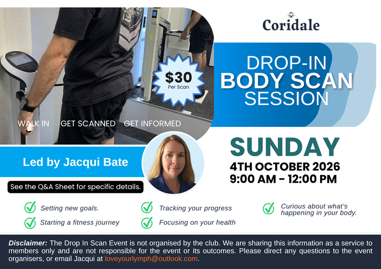 Drop-In Body Scan Session at Club Coridale!
