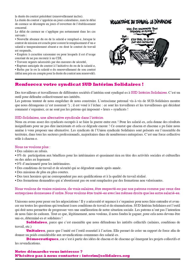 Brochure //  Les droits des salariés intérimaires en 28 questions