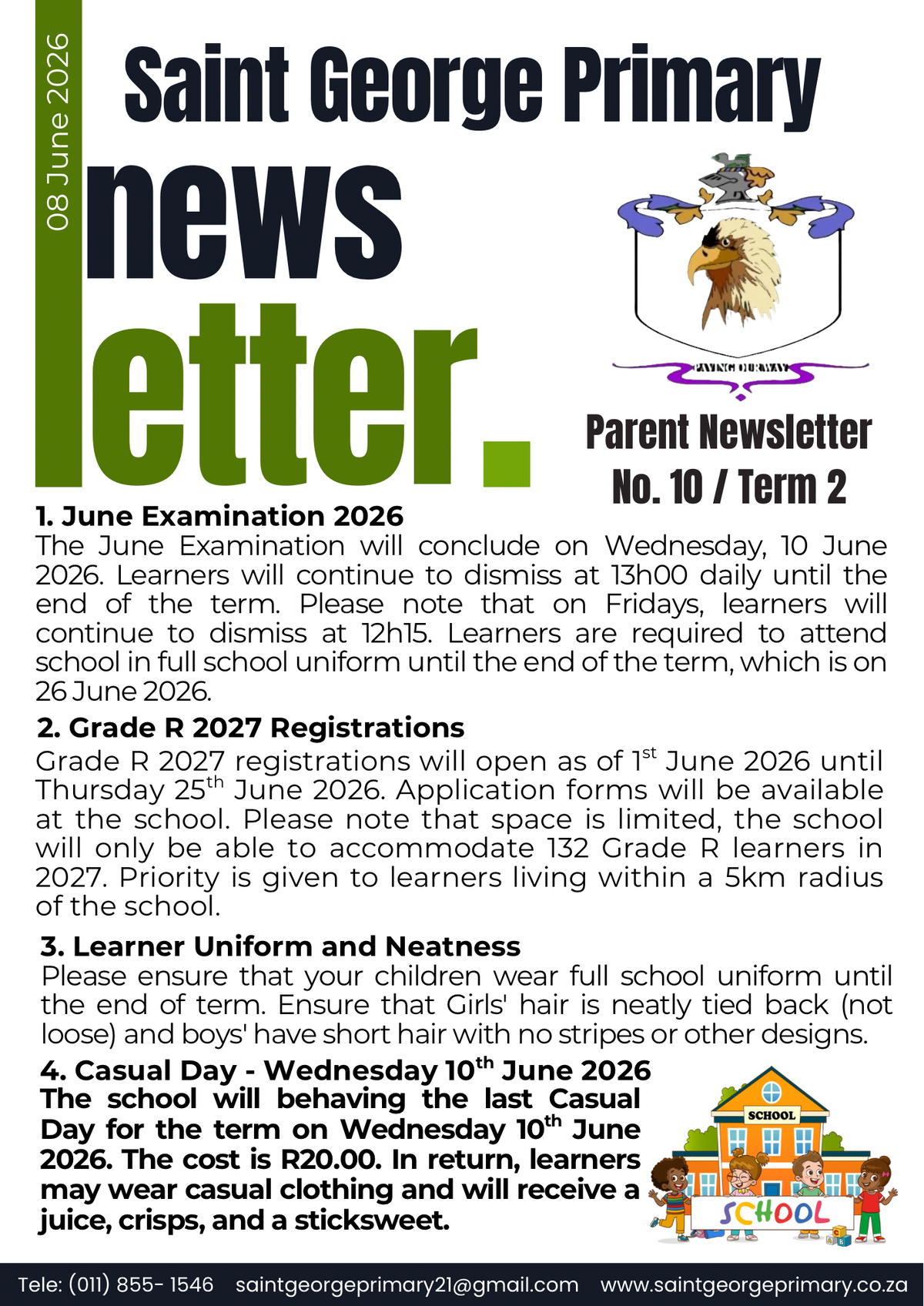 Newsletter No.10 / Term 2