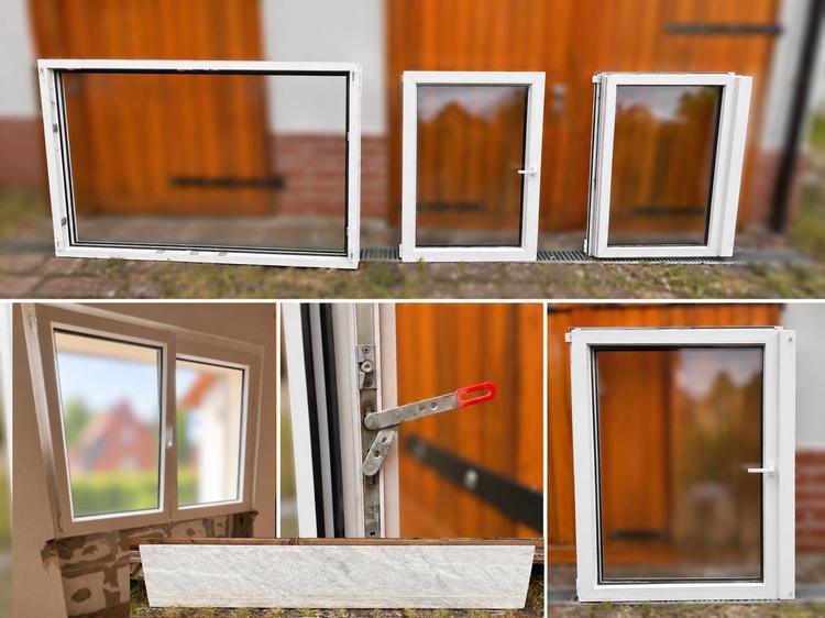 Gebrauchtes Fenster mit Fensterbank zu verkaufen