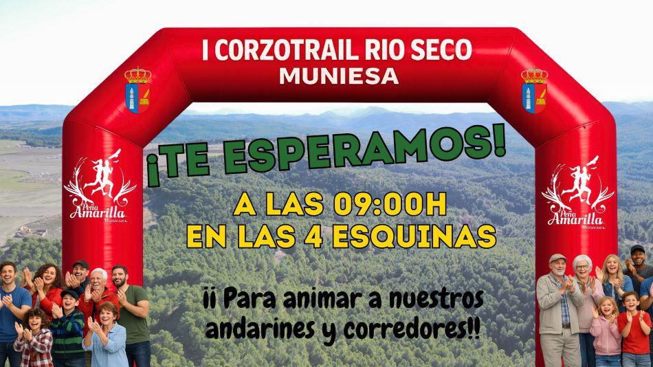 MUNIESA CON EL PRIMER CORZOTRAIL RIO SECO