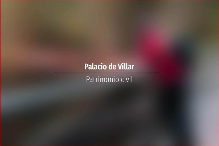 Palacio de Villar