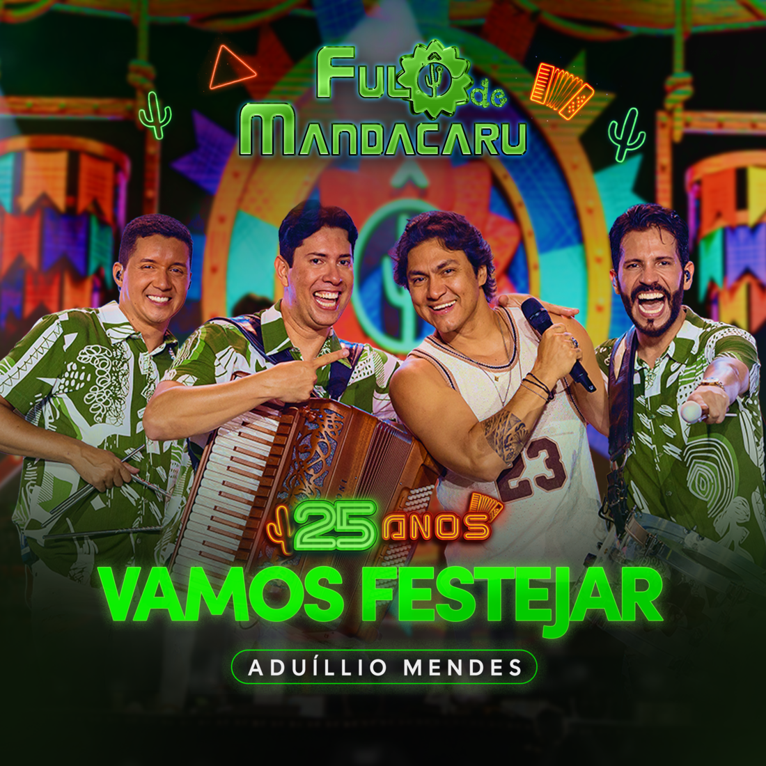 Fulô de Mandacaru lança, junto a Aduílio Mendes, “Vamos Festejar” em todas as plataformas digitais