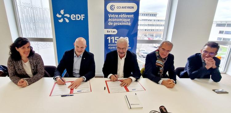 CCI Aveyron et EDF signent pour la transition énergétique