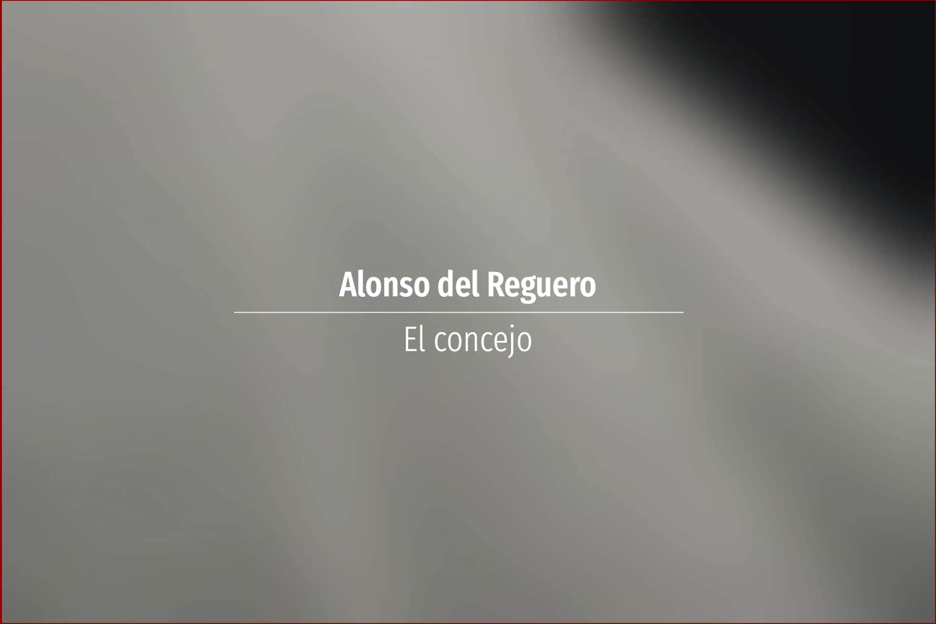Alonso del Reguero