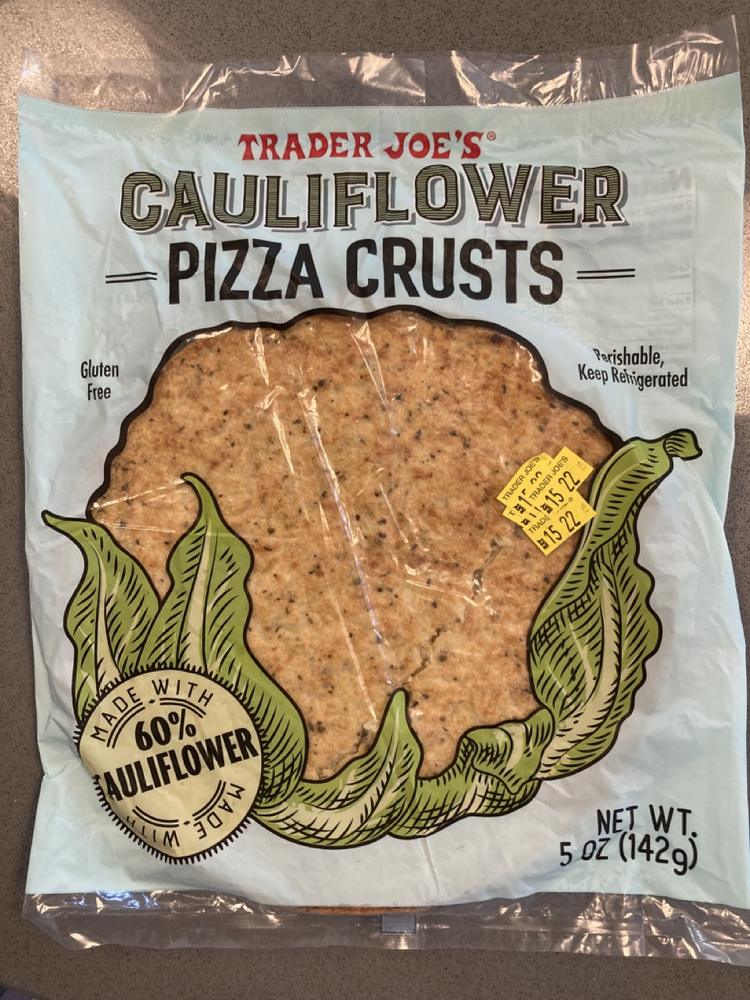 TJ's Cauliflower Pizza Crusts