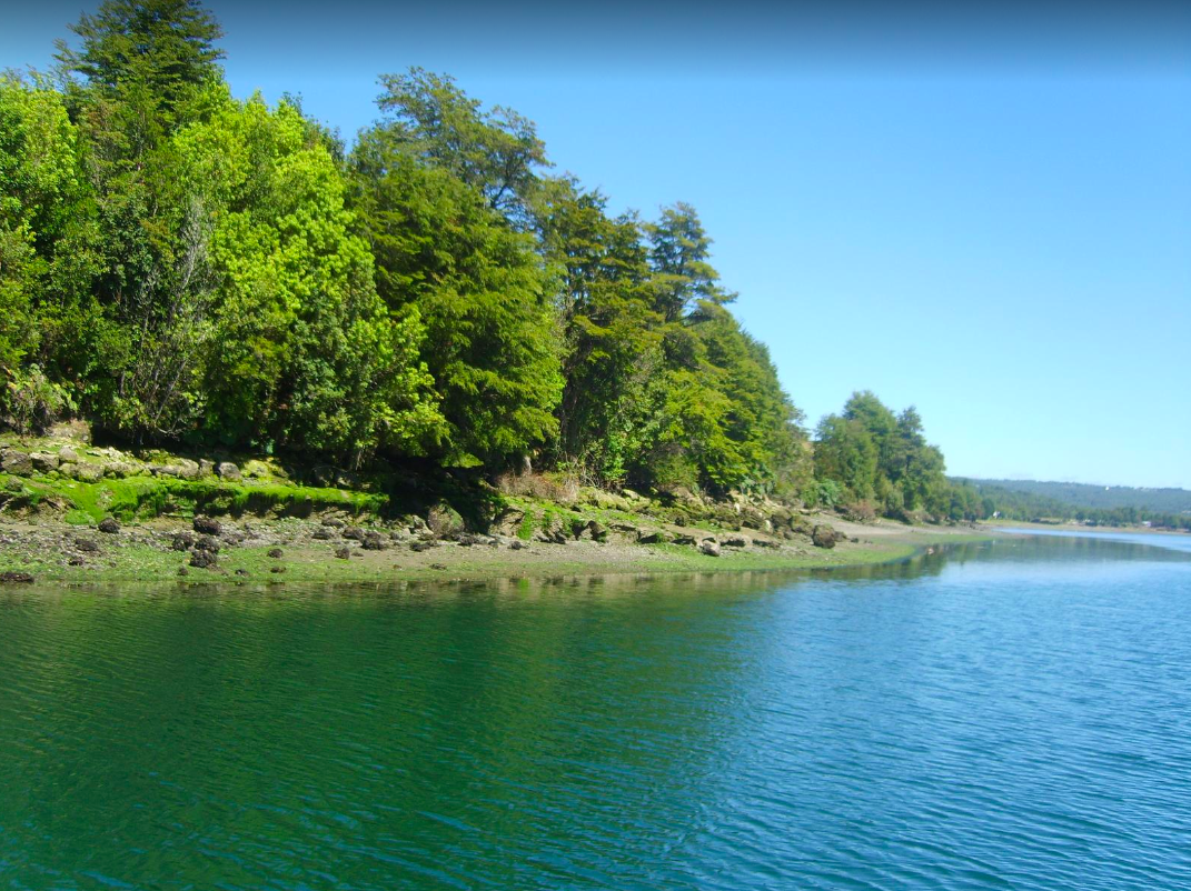 Estero de Paildad en Queilen, Chiloé, Sur de Chile