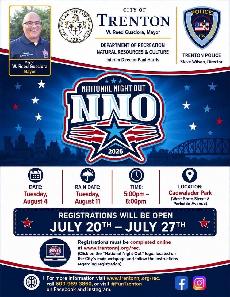 National Night Out registration is now open from July 20 through July 27, 2026