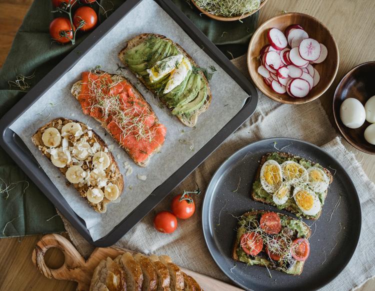 Tostadas: ideas saludables