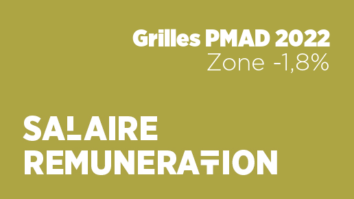 Grilles PMAD 2022 zone -1,8%