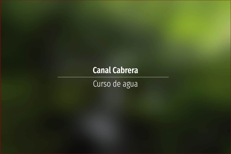 Canal Cabrera