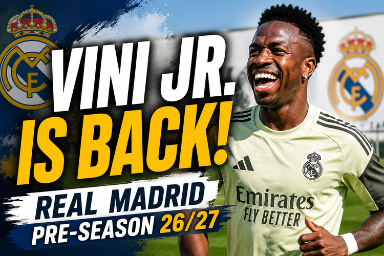  VINI JR. IS BACK! | Real Madrid pre-season 26/27