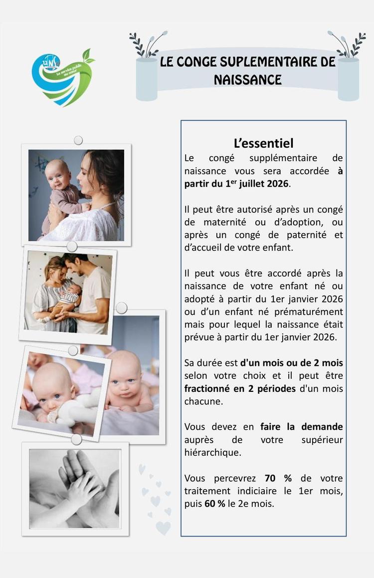 Congé supplémentaire  de naissance
