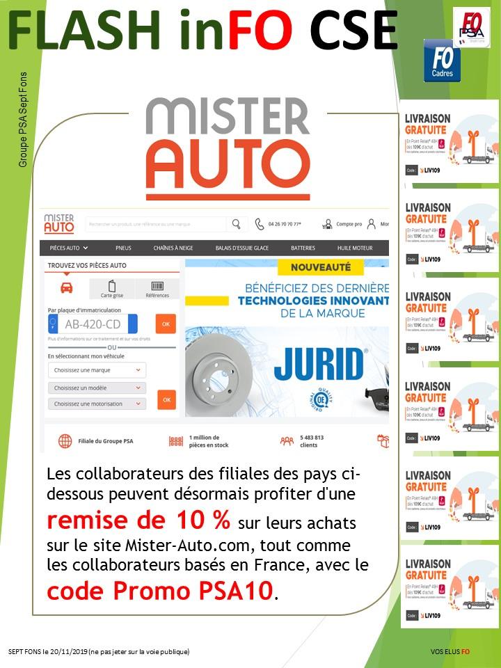 Flash Info Mister Auto !