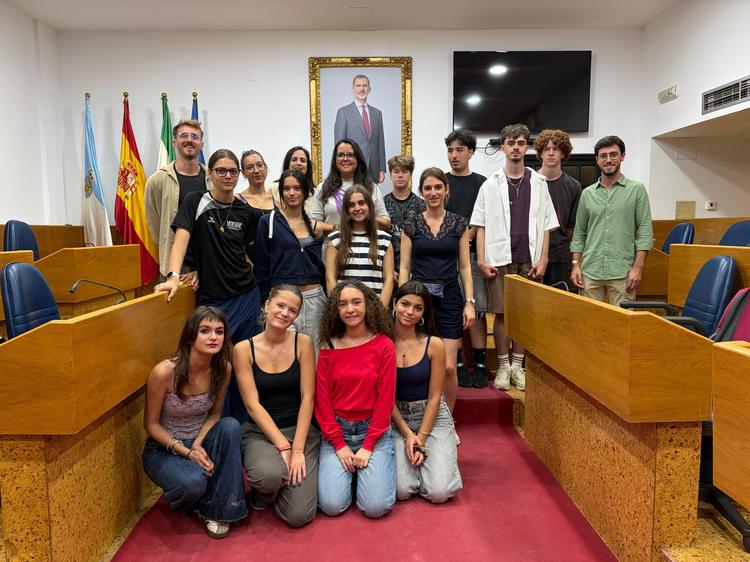 Bienvenida institucional al alumnado francés participante en el intercambio con el IES Virgen del Castillo